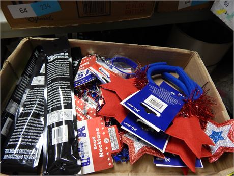 Lot Of 4TH Of July Decorations