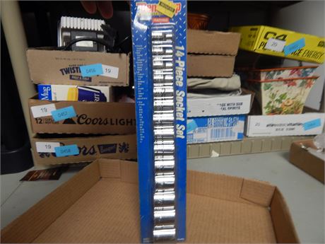 Benchtop 14 Piece Socket Set