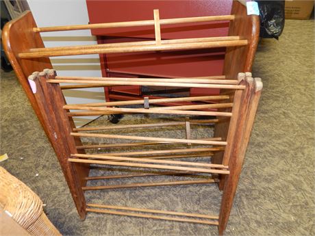 Vintage Wood Quilt Rack