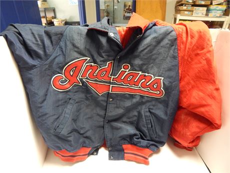 Cleveland Indians Jacket. Size Large