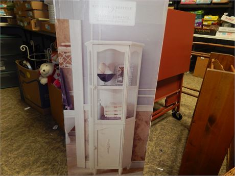 Restore & Restyle Vintage Romance Armoire With Glass Door