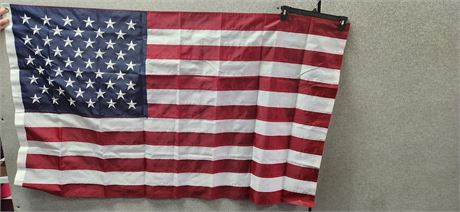 5 American Flags. NEW! Size 64" x 34"