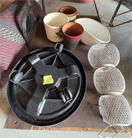 Plant Stand, Flower Pots