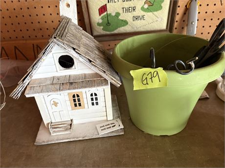 Bird House, Flower Pot