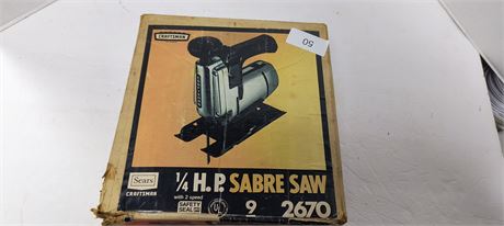 Sears 1/4 H.P. Sabre Saw With 2 Speed