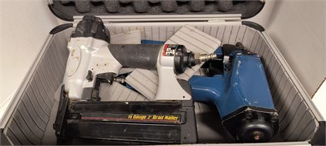 Tradesman Magnesium Series & Central Pneumatic Contractor Series Brad Nailers