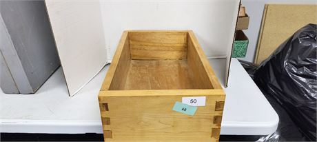 Wood Storage Box