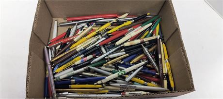 Flat Of Various Ink Pens