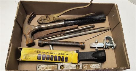 Flat Of Miscellaneous Tools