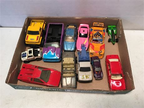 Flat of Toy Cars