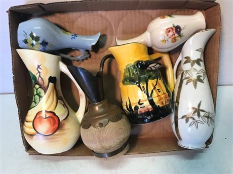 Flat of Oil Pitchers