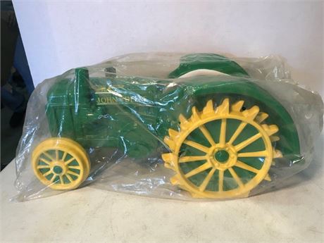 Large John Deere Tractor Cookie Jar NO TOP