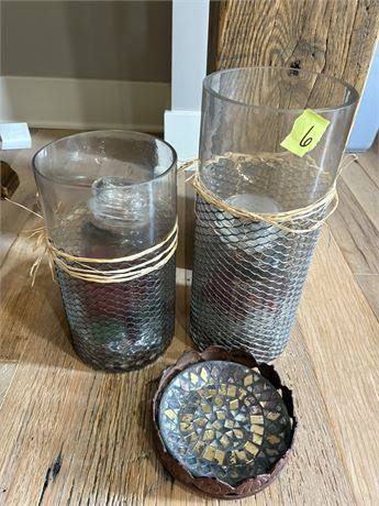 Candle Holders, Candles, Decor,