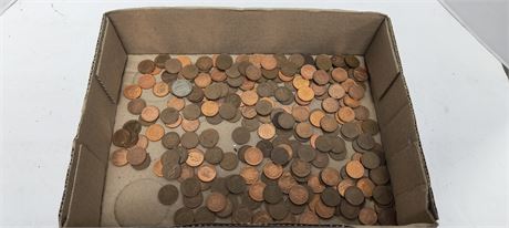 Flat Of Foreign Coins