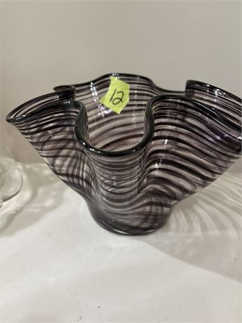 Ruffle Glass Bowl