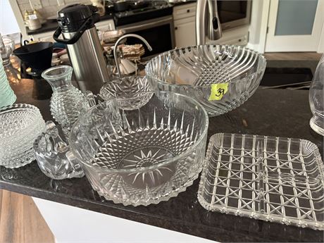 Crystal and Glass Dishes