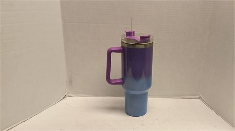 Purple Metal Drink Tumbler