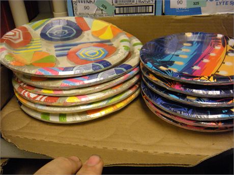 Flat Of Paper Plates