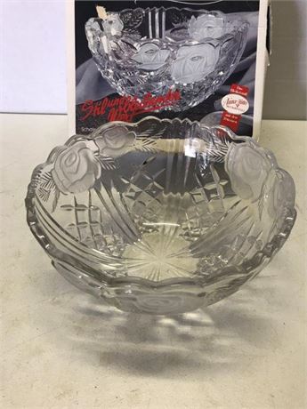 Anna Hütte Germany 24% Lead Crystal Bowl