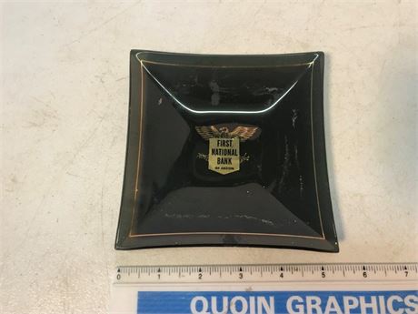 First National Bank of Akron Ashtray