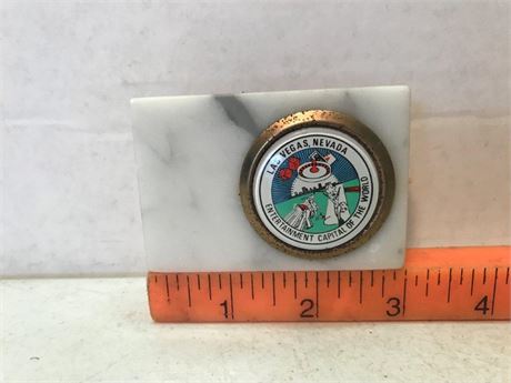 Marble Las Vegas Paperweight