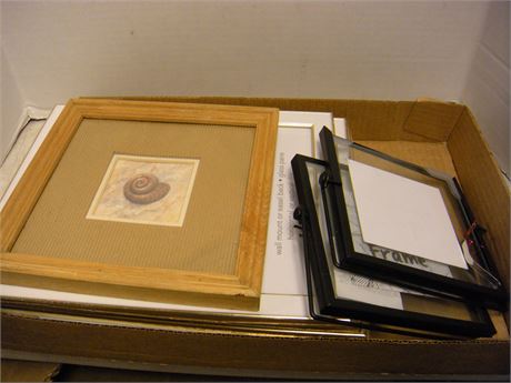 Flat Of Various Picture Frames