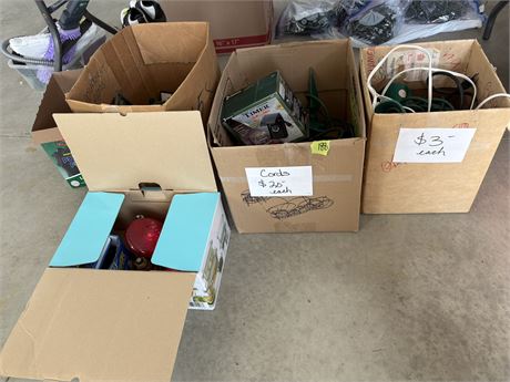 Outdoor Light Fixtures, Timers, Bulbs