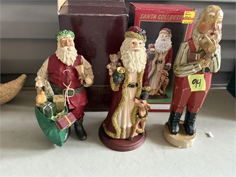 Santa Figurines (3)