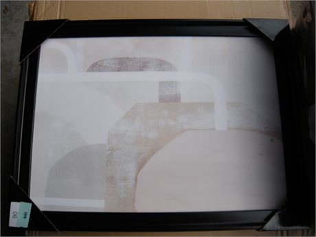 Framed Abstract Artwork