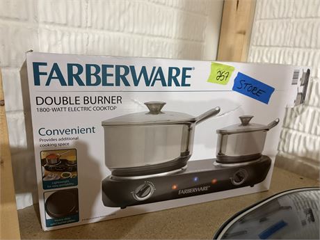 Farberware Double Burner