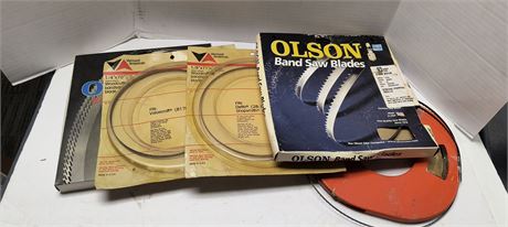 Flat Of Various Band Saw Blades