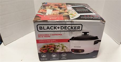 Black & Decker 16 Cup Rice Cooker & Steamer