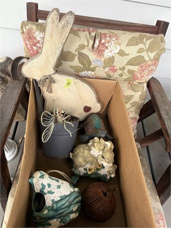 Decor, Lawn Decor, Turtle, Bird, Rabbit