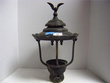 Vintage Charmglo Cast Iron Gas Porch Light