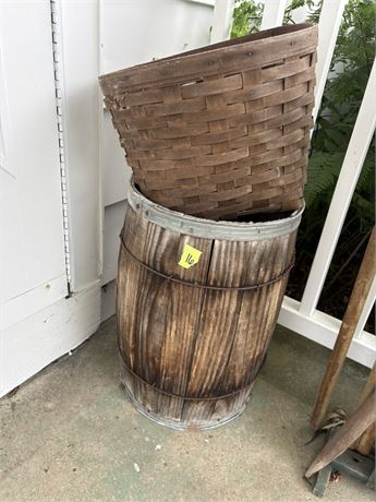 Nail Keg/Barrel and Basket
