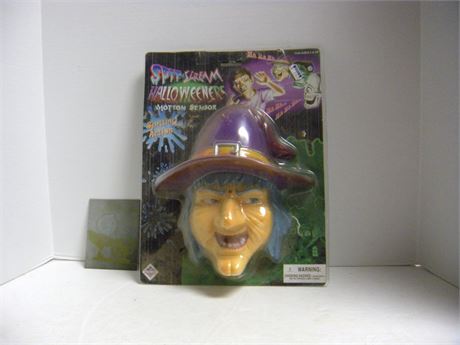 Vintage Spit Scream Halloweeners & Vintage Charlie Brown Glass Picture