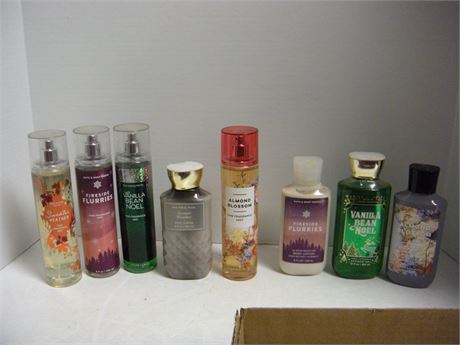 Flat Of Bath And Body Works Body Spray & Body Lotion & Shower Gel