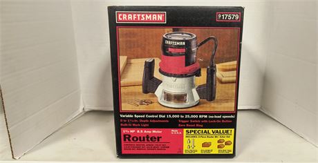 Craftsman 1 3/4 HP 8.5 AMP Motor Router