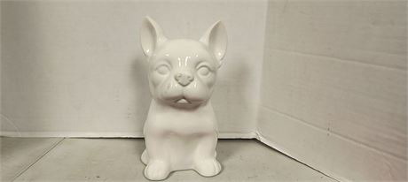 Dog Statue. Has Damage To Ear & Crack On Side