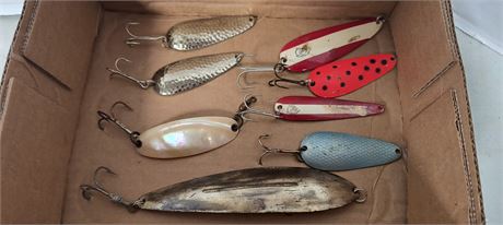 Flat Of Fishing Lures