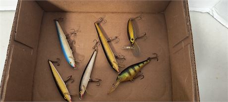 Flat Of Fishing Lures