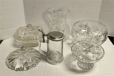 Lot Of Glassware