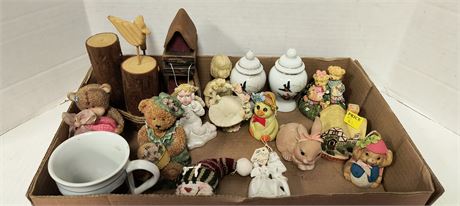 Flat Of Various Collectibles