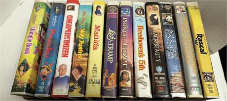 Vintage VHS Tapes. Disney & More