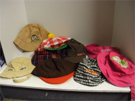 Lot Of Various Hats