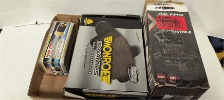 Master Gaurd Hub Kit & Monroe Brake Pads & Amazon Fuel Pump
