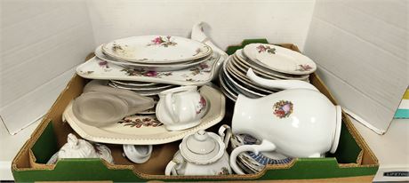 Flat Of Misc. Glassware