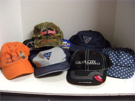Flat Of Baseball Hats