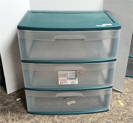 Sterilite 3 Drawer Cart