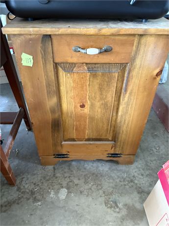 Wood Trash Can or Storage